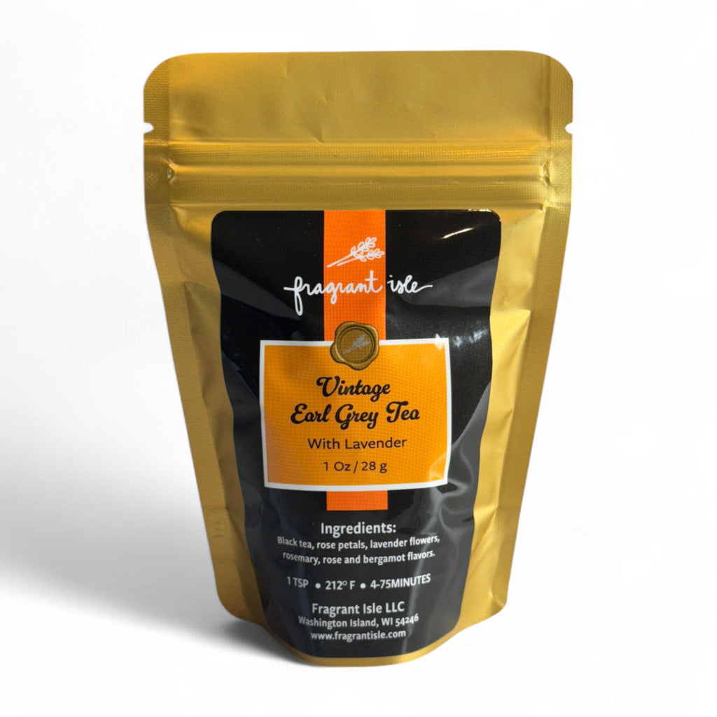 Earl Grey Vintage Black Tea - Loose Leaf Or Tea Bags, Floral Undertones By His Healing Herbs & Teas