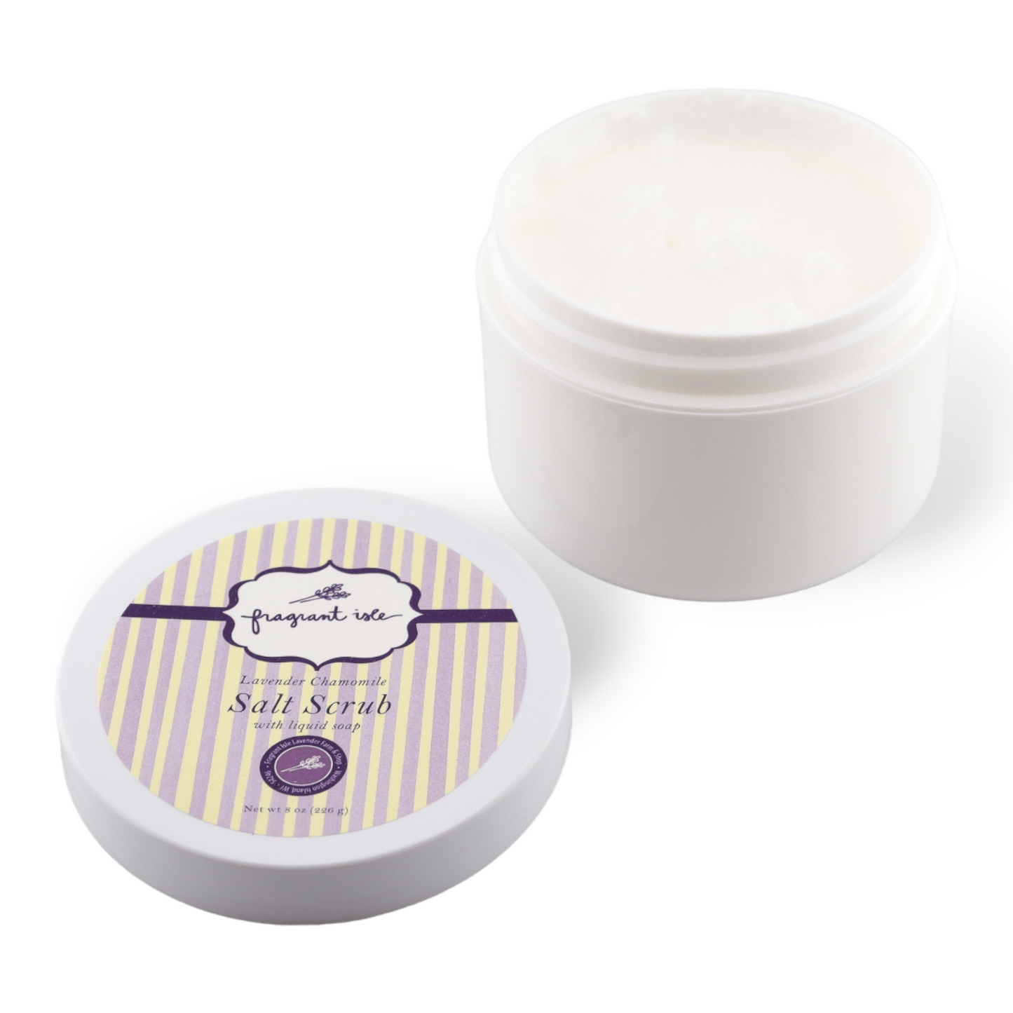 Lavender Chamomile Salt Scrub - 8OZ