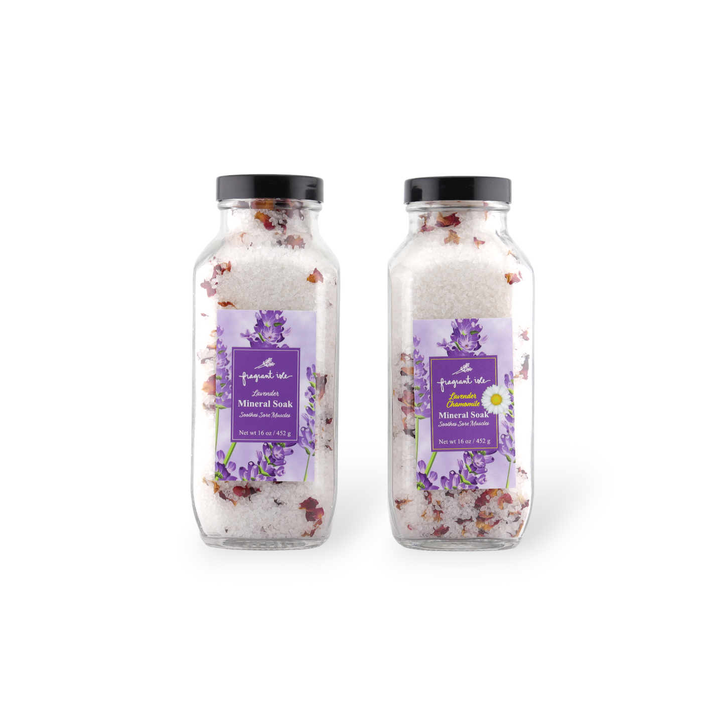 Lavender Mineral Soak - 16 oz