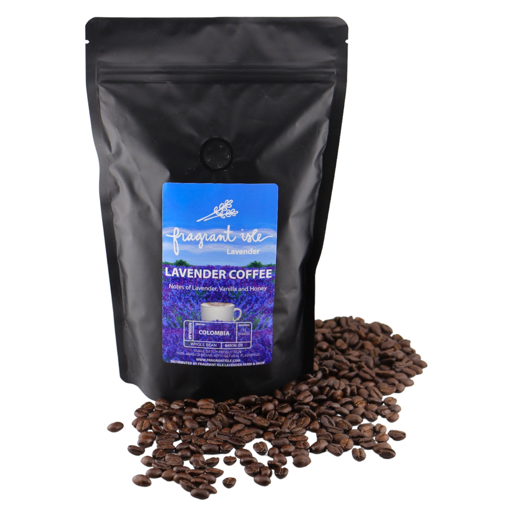 Lavender Whole Bean Coffee – Fragrant Isle Lavender Farm & Shop