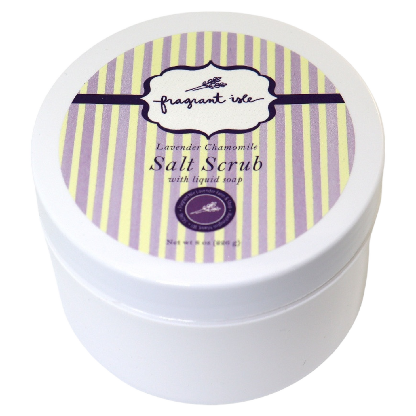 Lavender Chamomile Salt Scrub - 8OZ