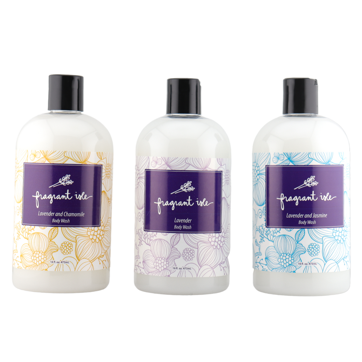 Lavender, Chamomile, & Starflower Body Wash