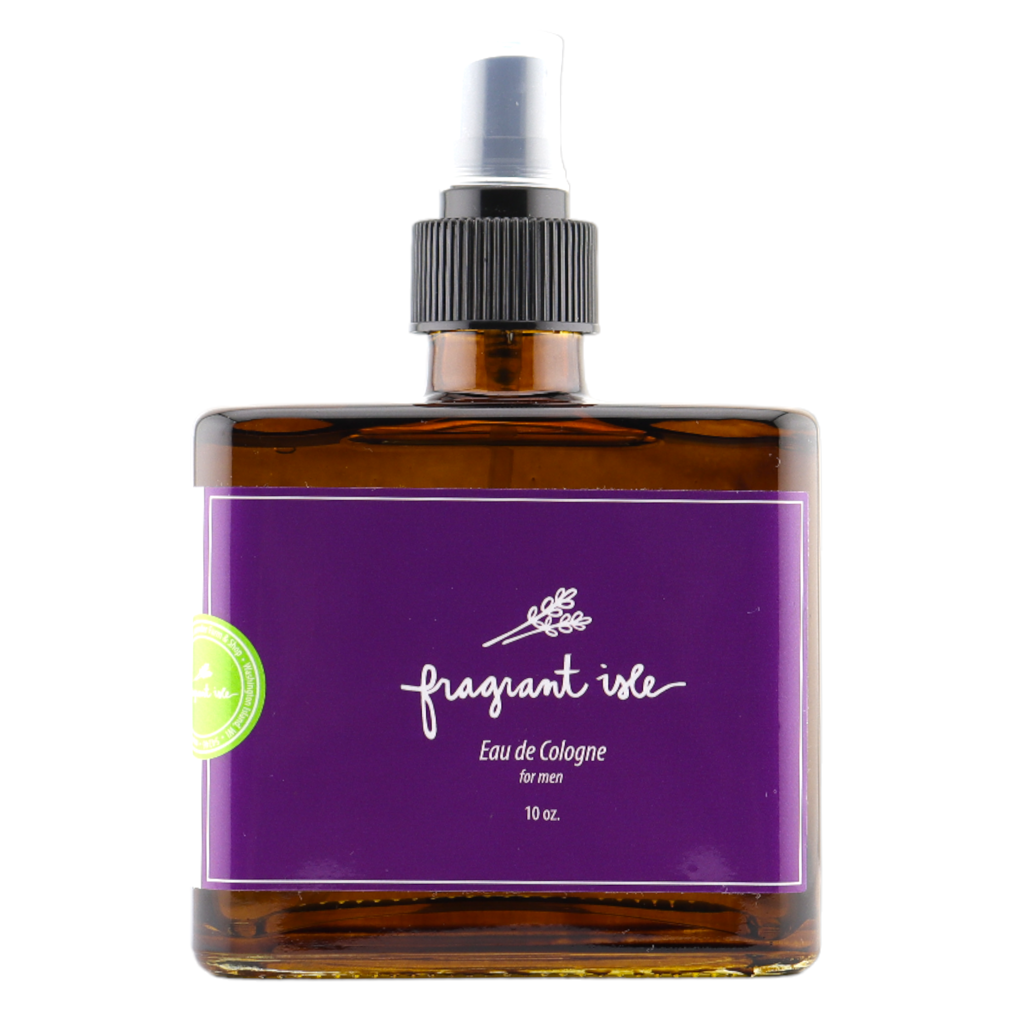 Eau de Cologne for Men 10 oz – Fragrant Isle Lavender Farm Shop
