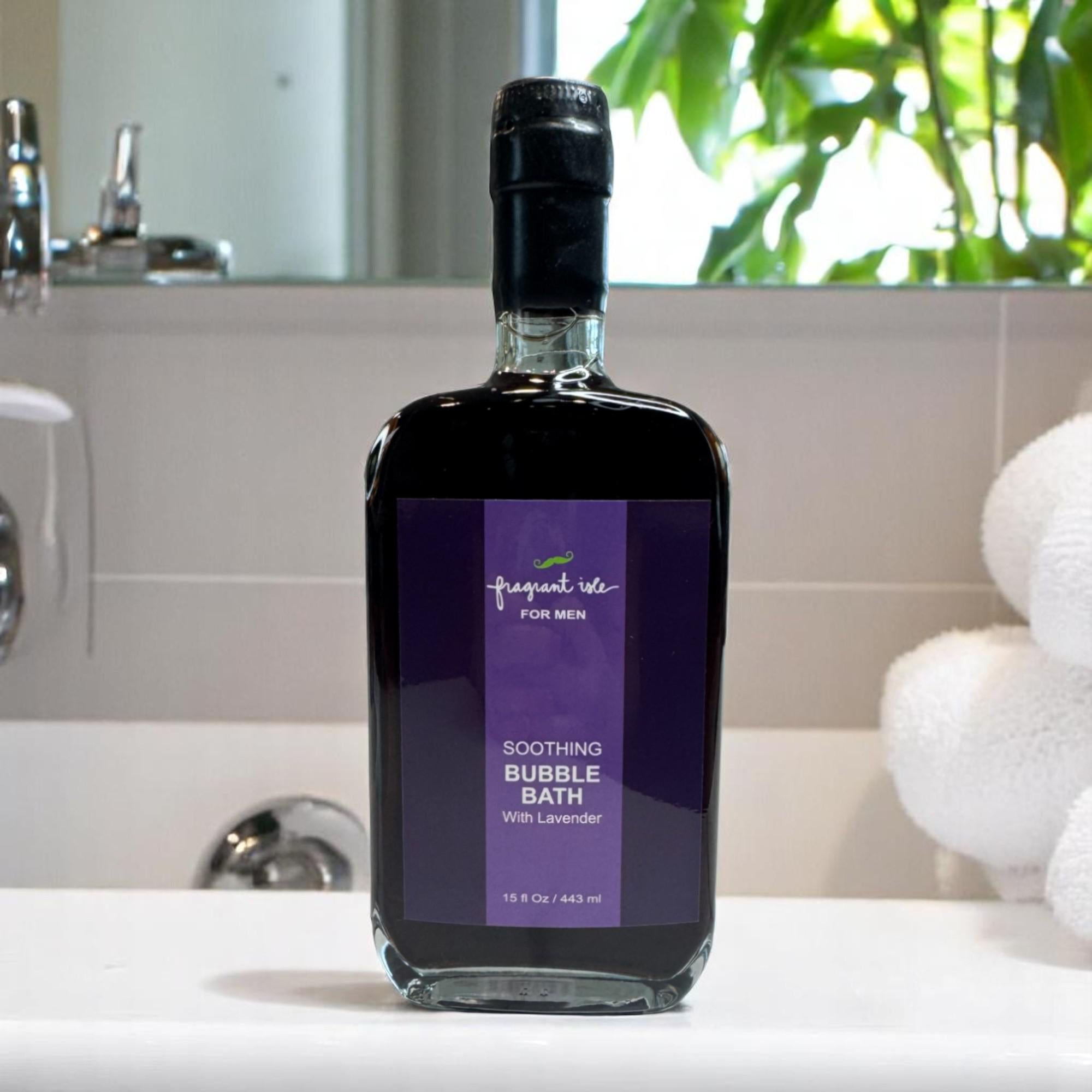 Men's Lavender Soothing Bubble Bath - 15 oz.