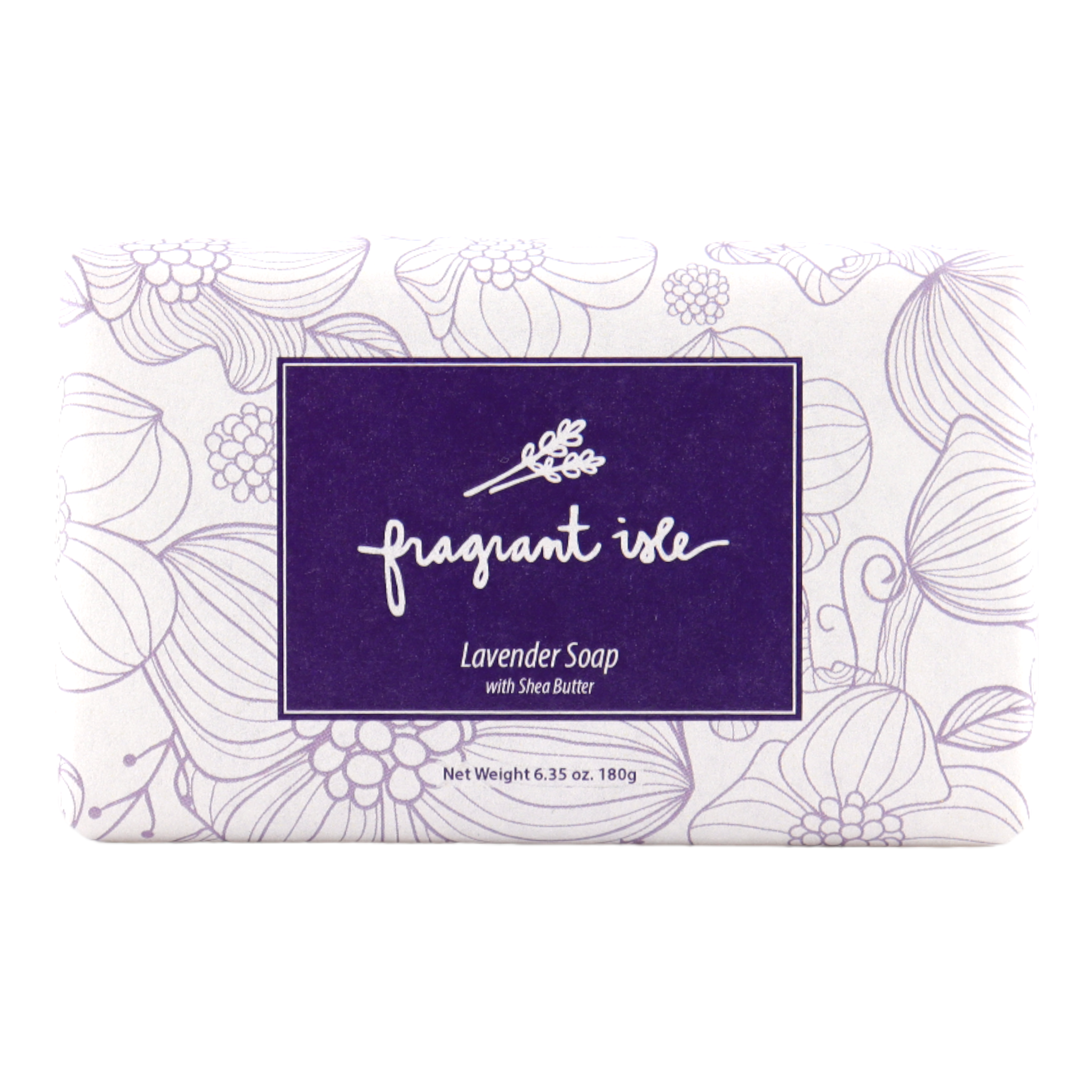 Lavender Shea Butter Soap - 6.35 oz – Fragrant Isle Lavender Farm