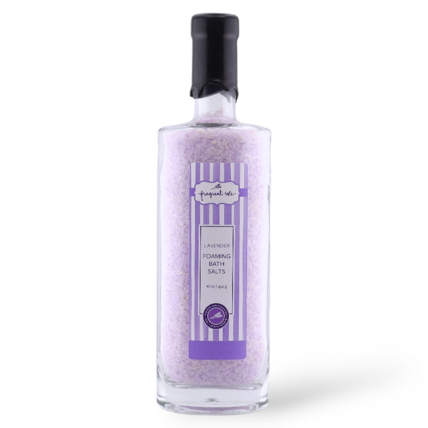 Lavender Foaming Bath Salts - 16 OZ