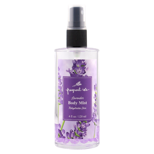 Lavender Body Mist w/ Crystal - 4 oz