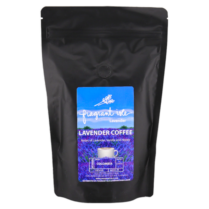 coffee grounds lavender plants Lavender Ground Coffee 12 Oz – Fragrant Isle Lavender Farm & Shop