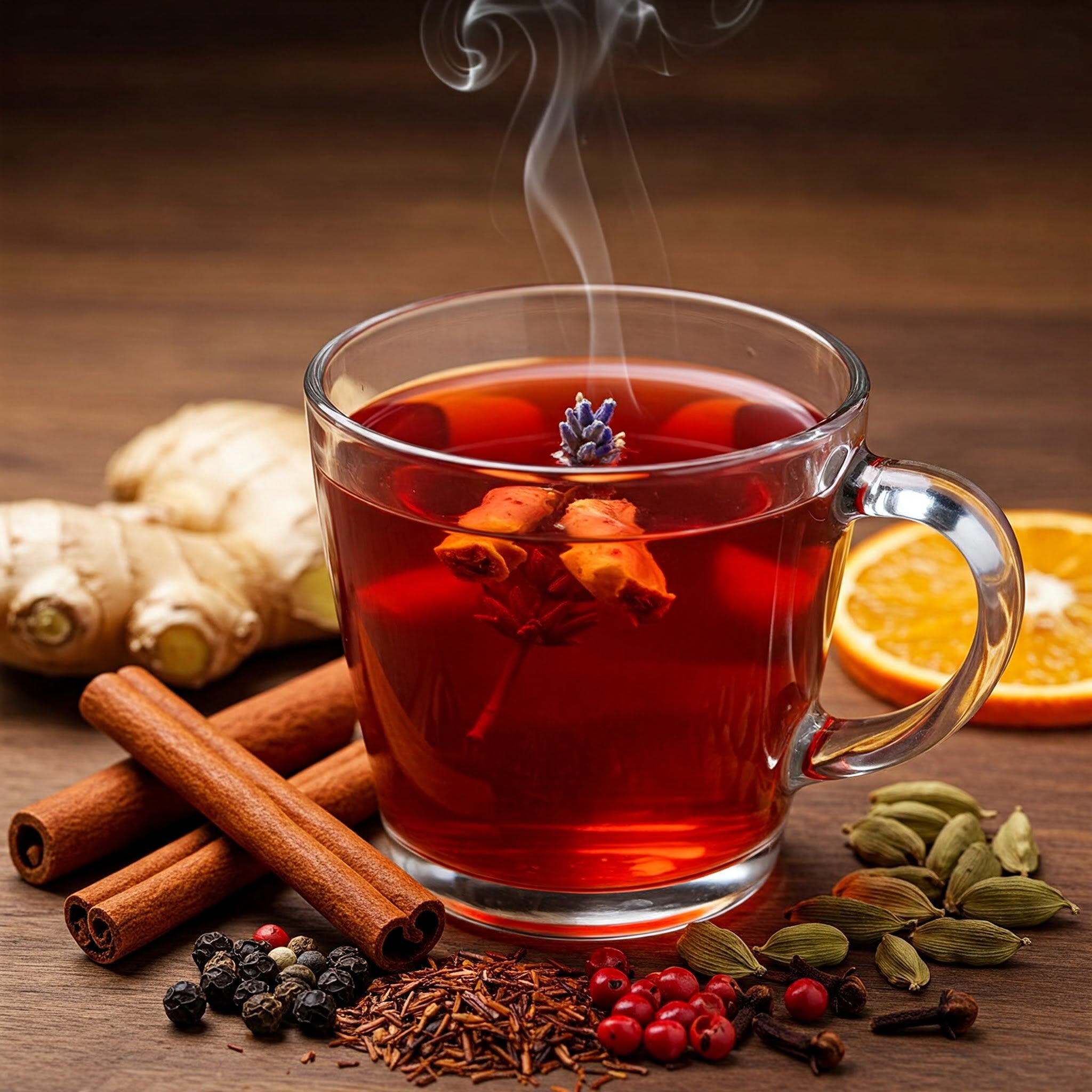 Masala Chai Tea w/Lavender - 2 oz – Fragrant Isle Lavender Farm & Shop