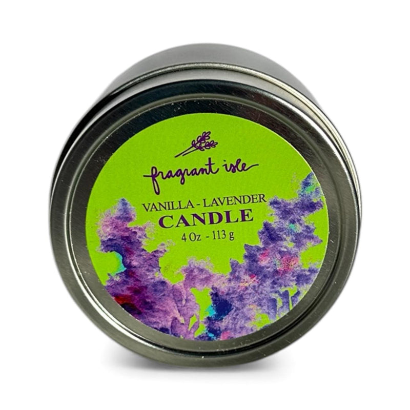 Lavander Vanilla Tin Candle 4oz